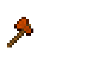 pixel art lava axe