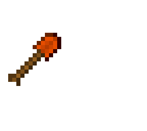 pixel art lava shovel