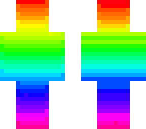 rainbow skin