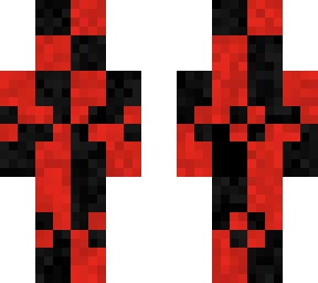 red and black