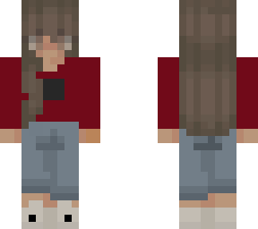 red sweater girl