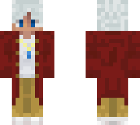 red trench coat man