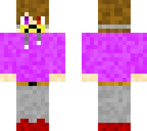 redstone shoes wood hair fake frown purple me