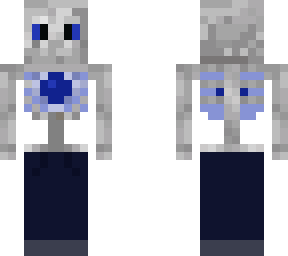 skeleton with orb