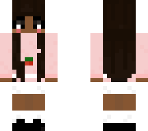 strawberry w/ white skirt (black girl)