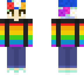 wearing the merch of rainbowamongguy
