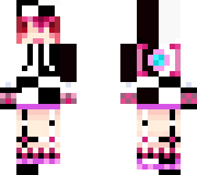 white and black