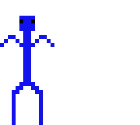 white blue guy