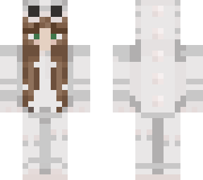 white dino girl
