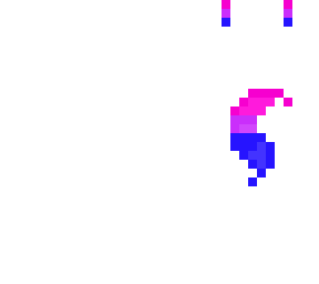 wolf tail base (bi***ual pride! :d)