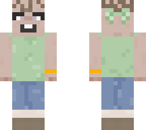bald man with bow