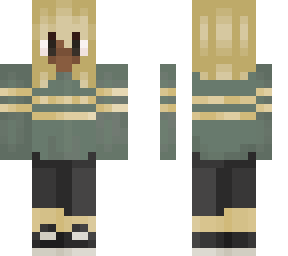 blonde sweater