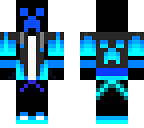 blue fire - creeper - lightning