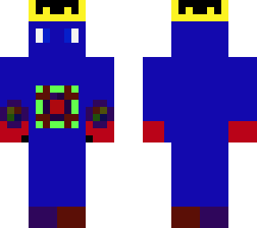 blue man