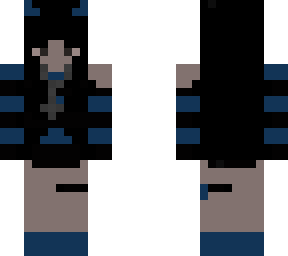 blue winter demon cutie