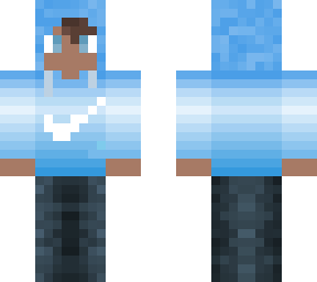 boy in blue hoodie