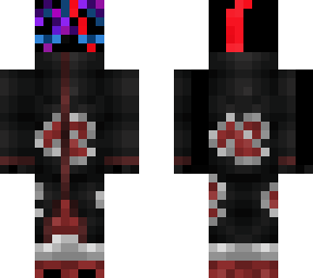 corrupt ender-man with a suit from naruto!