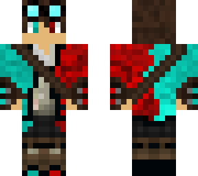 dantdm~ blue 'n' red