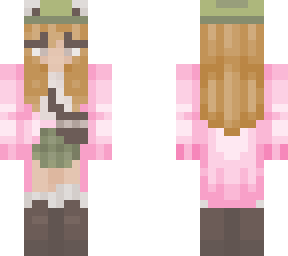 frog girl (pink) new hair (fixed)