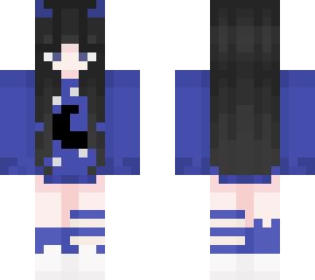 girl in blue hoodie ( classic )