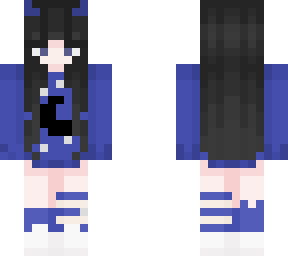 girl in blue hoodie ( slim )