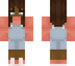 girl with overalls
