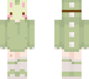 green bunny dinosaur
