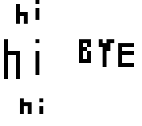 hi and bye