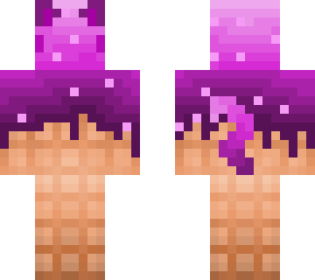 ice cream cat: grape? ombre