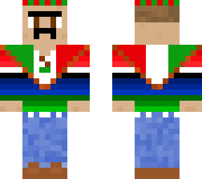 mexican man (poncho)