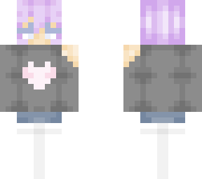 my first skin!! ;w,