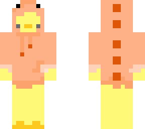 orange ducky hoodie