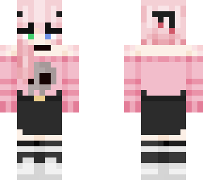pink and black