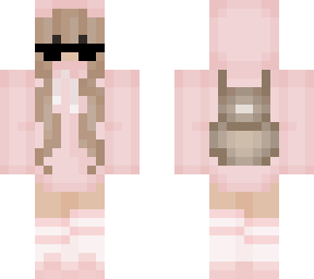 pink hoodie