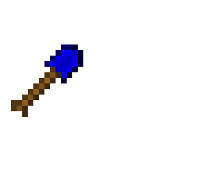 pixel art sapphire shovel