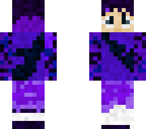 purple and black boy