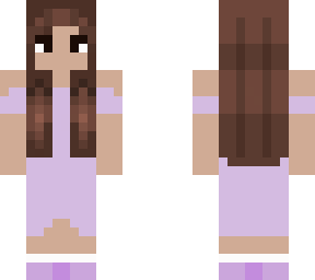 purple dress
