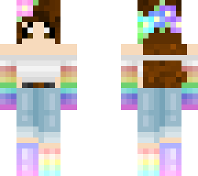 rainbow girl