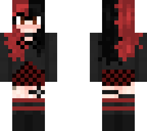 red and black