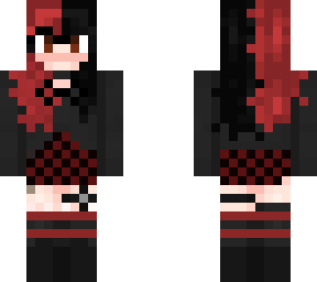 red and black