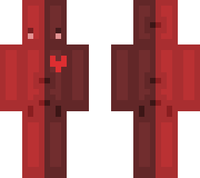 red and black doll