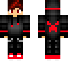 red gravity control boy gamer with maroon hair - made by eradicator475