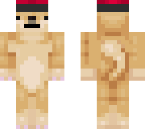 skin request (dog with hat)