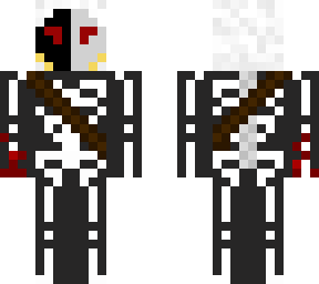 skull man with hoodie