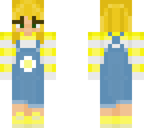 yellow themed girl