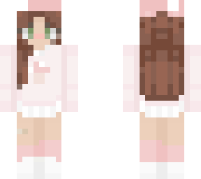 aesthetic pink mushroom girl edited better hat