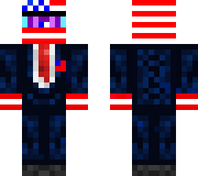 america in a suit