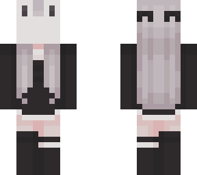 black & white bunny