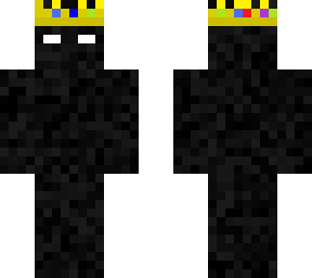 black with white