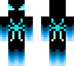 blau-schwarzer spiderman